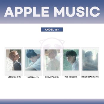   KPOP Tomorrow X Together - The Star Chapter: Sanctuary Angel Ver. Apple Music POB Official fotókártya