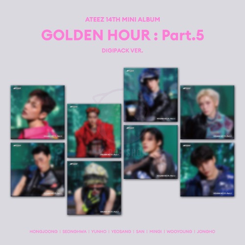 ATEEZ - GOLDEN HOUR : Part.5 (14th Mini Album ) (DIGIPACK VER.) ELŐRENDELÉS