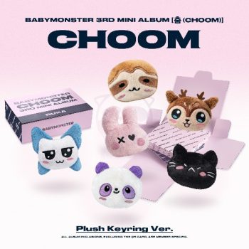   BABYMONSTER - CHOOM (3rd Mini Album) (Plush Keyring Ver.) ELŐRENDELÉS
